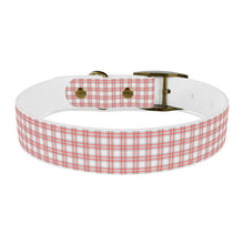 Load image into Gallery viewer, Red Christmas Plaid  Dog Collar | Preppy Personalized Pet Accessory for Stylish Pups