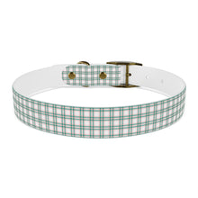 Load image into Gallery viewer, Green Christmas Plaid Dog Collar | Preppy Personalized Pet Accessory for Stylish Pups