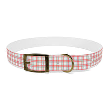 Load image into Gallery viewer, Red Christmas Plaid  Dog Collar | Preppy Personalized Pet Accessory for Stylish Pups