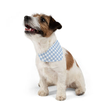 Load image into Gallery viewer, Preppy Blue Plaid Dog Bandana | Cute Pet Scarf for Small & Large Dogs