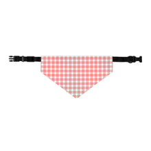 Load image into Gallery viewer, Red Christmas Plaid Dog Bandana | Preppy Holiday Pet Scarf for Festive Dogs