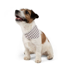 Load image into Gallery viewer, Green Christmas Plaid Dog Bandana | Preppy Holiday Pet Scarf for Festive Dogs