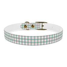 Load image into Gallery viewer, Green Christmas Plaid Dog Collar | Preppy Personalized Pet Accessory for Stylish Pups