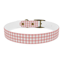 Load image into Gallery viewer, Red Christmas Plaid  Dog Collar | Preppy Personalized Pet Accessory for Stylish Pups