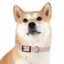 Load image into Gallery viewer, Red Christmas Plaid  Dog Collar | Preppy Personalized Pet Accessory for Stylish Pups