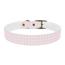 Load image into Gallery viewer, Pink Plaid  Dog Collar | Preppy Personalized Pet Accessory for Stylish Pups