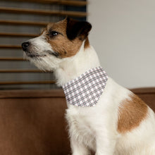 Load image into Gallery viewer, Green Christmas Plaid Dog Bandana | Preppy Holiday Pet Scarf for Festive Dogs