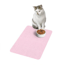 Load image into Gallery viewer, Pink Striped Mat – Chic Comfort for Your Dog or Cat
