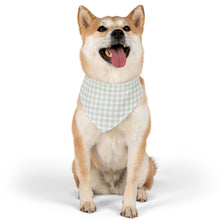 Load image into Gallery viewer, Pink & Green Plaid Dog Bandana | Preppy Pet Scarf for Stylish Dogs