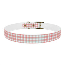 Load image into Gallery viewer, Red Christmas Plaid  Dog Collar | Preppy Personalized Pet Accessory for Stylish Pups