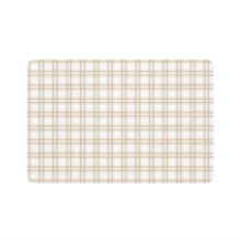 Load image into Gallery viewer, Khaki Plaid Mat– Chic Comfort for Your Dog  or Cat