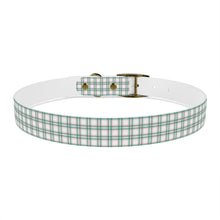 Load image into Gallery viewer, Green Christmas Plaid Dog Collar | Preppy Personalized Pet Accessory for Stylish Pups