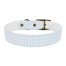 Load image into Gallery viewer, Blue Plaid Dog Collar | Preppy Personalized Pet Accessory for Stylish Pups