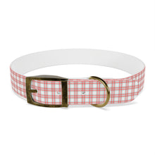Load image into Gallery viewer, Red Christmas Plaid  Dog Collar | Preppy Personalized Pet Accessory for Stylish Pups