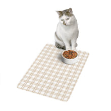 Load image into Gallery viewer, Khaki Plaid Mat– Chic Comfort for Your Dog  or Cat