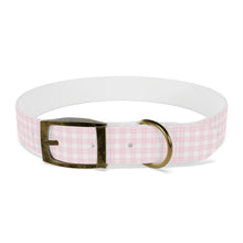 Load image into Gallery viewer, Pink Plaid  Dog Collar | Preppy Personalized Pet Accessory for Stylish Pups