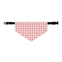 Load image into Gallery viewer, Red Christmas Plaid Dog Bandana | Preppy Holiday Pet Scarf for Festive Dogs