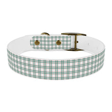 Load image into Gallery viewer, Green Christmas Plaid Dog Collar | Preppy Personalized Pet Accessory for Stylish Pups