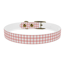 Load image into Gallery viewer, Red Christmas Plaid  Dog Collar | Preppy Personalized Pet Accessory for Stylish Pups
