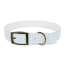 Load image into Gallery viewer, Blue Plaid Dog Collar | Preppy Personalized Pet Accessory for Stylish Pups