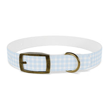 Load image into Gallery viewer, Blue Plaid Dog Collar | Preppy Personalized Pet Accessory for Stylish Pups