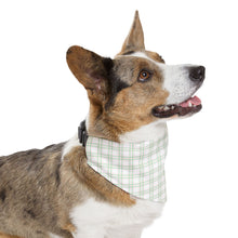 Load image into Gallery viewer, Pink & Green Plaid Dog Bandana | Preppy Pet Scarf for Stylish Dogs