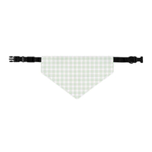 Load image into Gallery viewer, Pink & Green Plaid Dog Bandana | Preppy Pet Scarf for Stylish Dogs