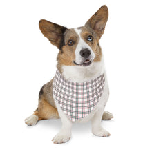 Load image into Gallery viewer, Green Christmas Plaid Dog Bandana | Preppy Holiday Pet Scarf for Festive Dogs