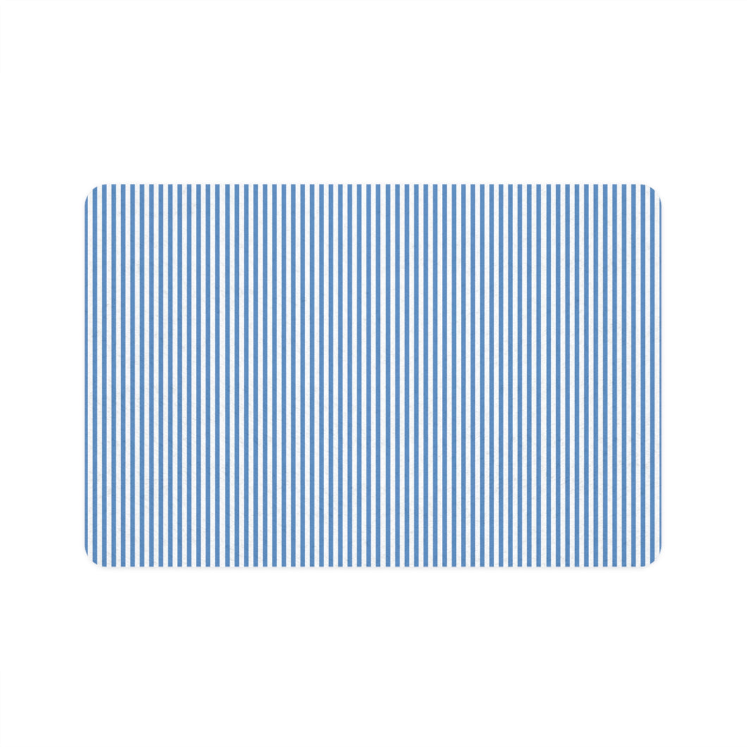 Blue Striped Mat– Chic Comfort for Your Dog or Cat